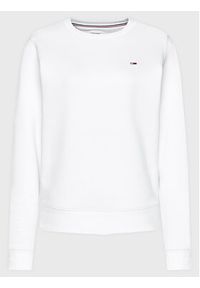 Tommy Jeans Bluza Fleece DW0DW09227 Biały Regular Fit. Kolor: biały. Materiał: bawełna, syntetyk #5