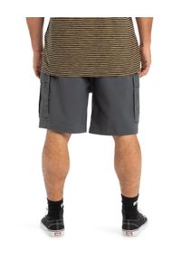 Quiksilver - Szorty spacerowe dla Mężczyzn TAXER 19". Kolor: czarny. Materiał: tkanina, elastan, poliester, bawełna. Długość: krótkie. Sezon: lato
