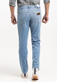 Wrangler - WRANGLER TEXAS SLIM MĘSKIE SPODNIE JEANSOWE JEANSY DŻINSY DREAM ON W12SQO859