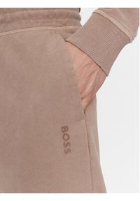 BOSS - Boss Spodnie dresowe Se_Bosslogoraw 50505271 Brązowy Regular Fit. Kolor: brązowy. Materiał: bawełna