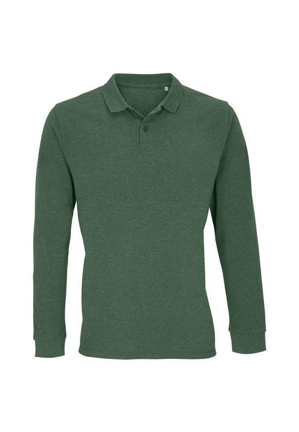 SOL'S - Koszulka Polo Z Długim Rękawem Dla Dorosłych Unisex Planet. Okazja: na co dzień. Typ kołnierza: polo. Kolor: zielony. Długość rękawa: długi rękaw. Długość: długie. Styl: casual