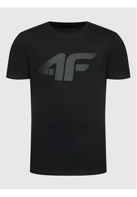 4f - 4F T-Shirt H4Z22-TSM353 Czarny Regular Fit. Kolor: czarny. Materiał: bawełna #5