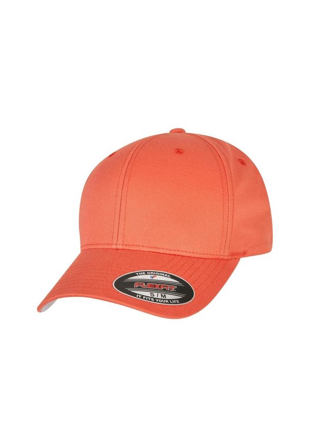 FLEXFIT - Czapka Z Daszkiem Wooly Combed. Kolor: różowy, wielokolorowy, pomarańczowy