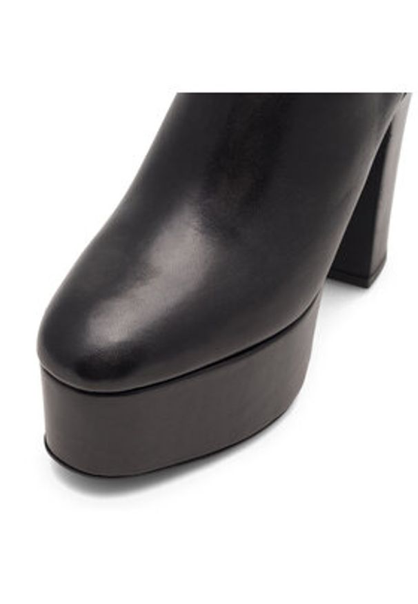 Badura Botki BRAGA-110376 Czarny. Kolor: czarny. Materiał: skóra