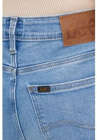 Lee jeansy Breese Boot Partly Cloudy damskie high waist. Stan: podwyższony. Kolor: niebieski #2