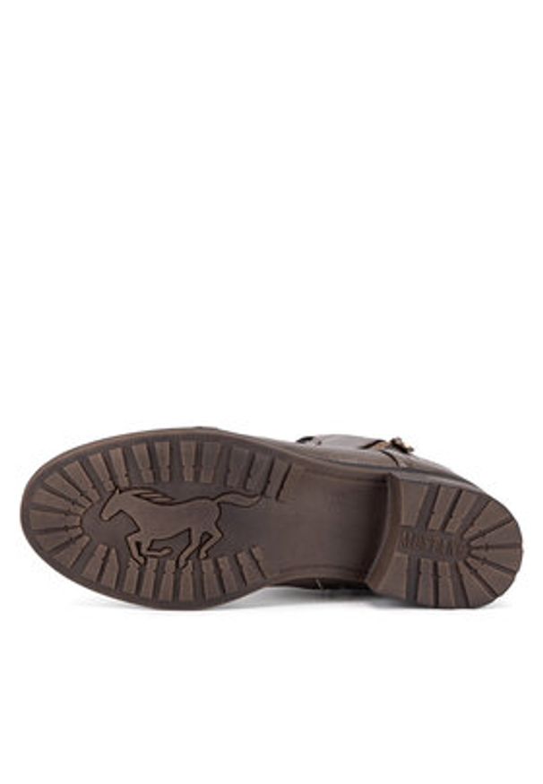 Mustang Trzewiki 1229-513 Złoty. Kolor: złoty. Materiał: materiał