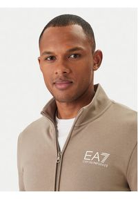 EA7 Emporio Armani Dres 7M001610 AF12451 U6167 Beżowy Regular Fit. Kolor: beżowy. Materiał: bawełna #4