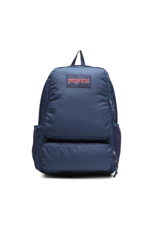 JanSport Plecak Doubleton EK0A5BFON541 Granatowy. Kolor: niebieski. Materiał: materiał. Styl: sportowy