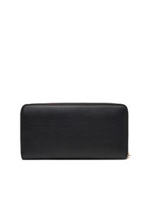 TOMMY HILFIGER - Tommy Hilfiger Duży Portfel Damski Th Icon Lrg Za AW0AW17744 Czarny. Kolor: czarny. Materiał: skóra