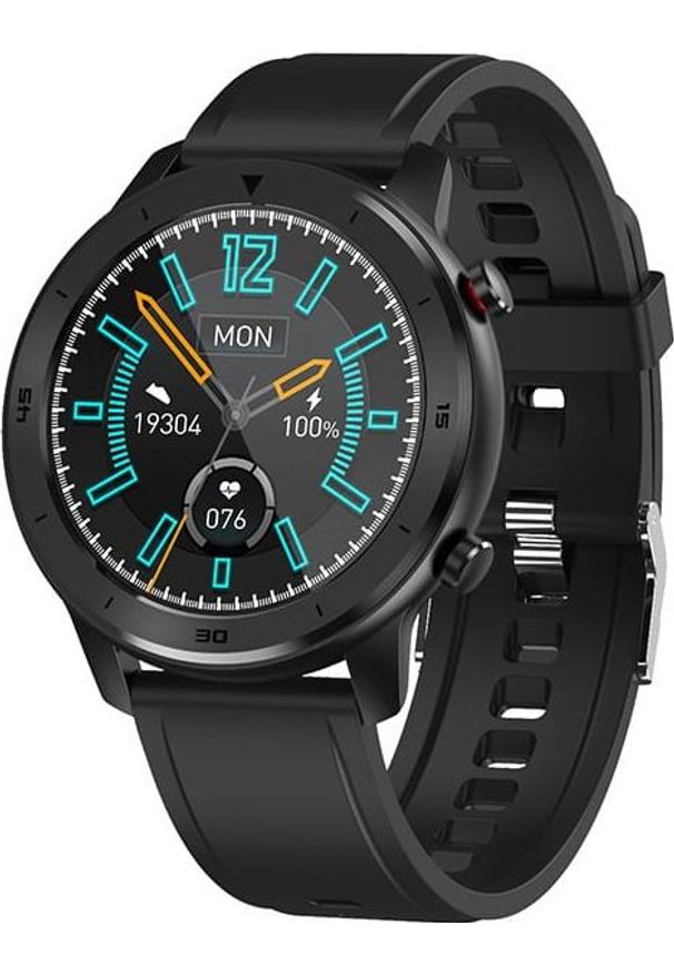 Czarny zegarek Garett Electronics smartwatch