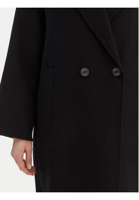 ViCOLO Płaszcz wełniany TF0003 Czarny Regular Fit. Kolor: czarny. Materiał: syntetyk #5