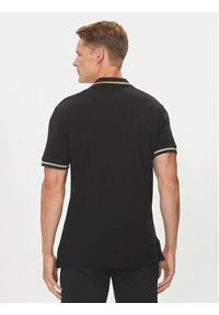 Versace Jeans Couture Polo 76GAGT02 Czarny Regular Fit. Typ kołnierza: polo. Kolor: czarny. Materiał: bawełna