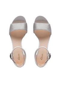 Clarks Sandały Deva Mae 26172737 Srebrny. Kolor: srebrny. Materiał: skóra #3