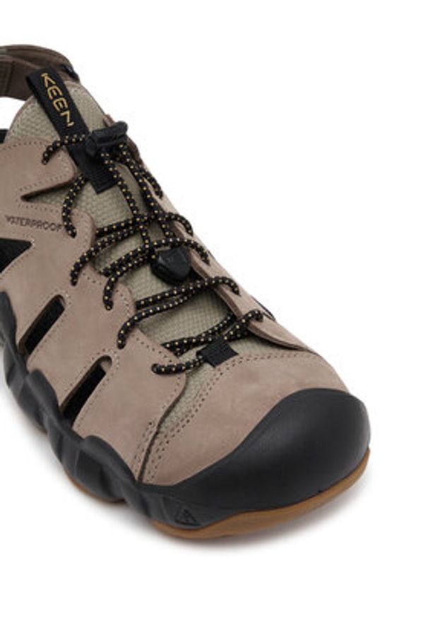 keen - Keen Sandały Hyperport Fisherman Leather M 1030723 Beżowy. Kolor: beżowy. Materiał: nubuk, skóra