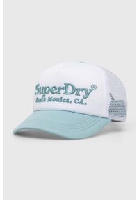 Superdry czapka z daszkiem z aplikacją. Wzór: aplikacja #1