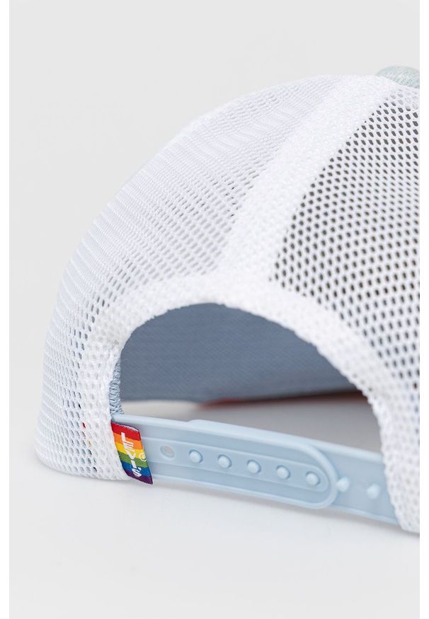 Levi's® - Levi's - Czapka PRIDE. Kolor: niebieski. Styl: biznesowy