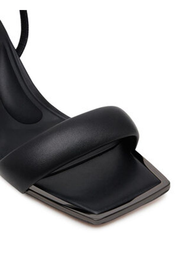 DKNY Sandały K1550418 Czarny. Kolor: czarny. Materiał: skóra