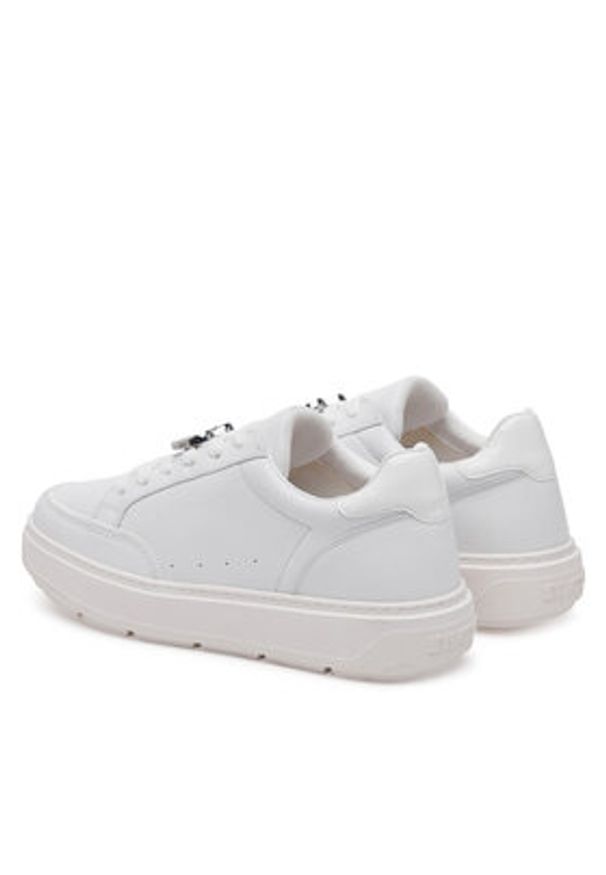 Love Moschino - LOVE MOSCHINO Sneakersy JA15214G1MIA410A Biały. Kolor: biały. Materiał: skóra