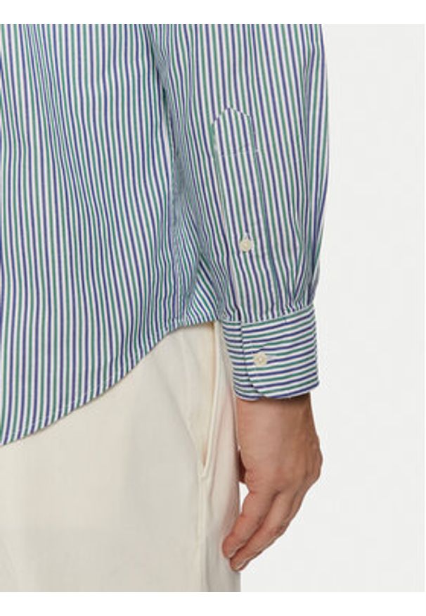 TOMMY HILFIGER - Tommy Hilfiger Koszula Classic MW0MW37549 Niebieski Regular Fit. Kolor: niebieski. Materiał: bawełna