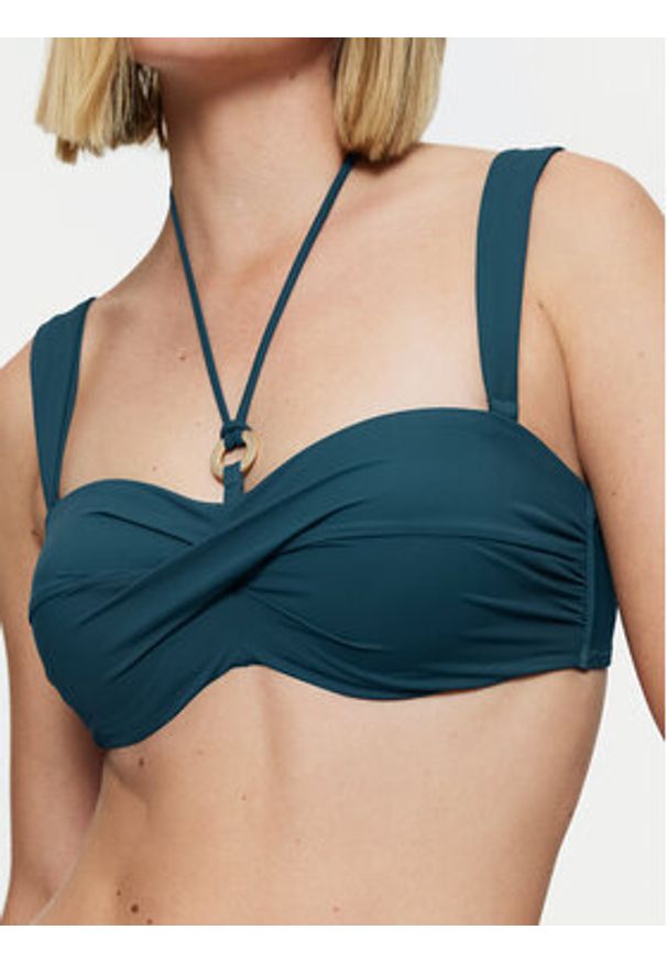 Triumph Góra od bikini Summer Twist 10222253 Granatowy. Kolor: niebieski. Materiał: syntetyk