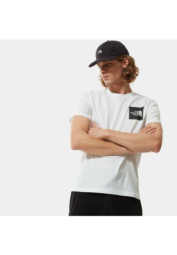 Koszulka sportowa męska The North Face S-s Fine Tee. Kolor: biały, wielokolorowy, czarny. Długość rękawa: krótki rękaw. Długość: krótkie