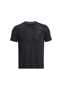 Jersey Under Armour Stride. Kolor: czarny. Materiał: jersey. Sport: bieganie #1
