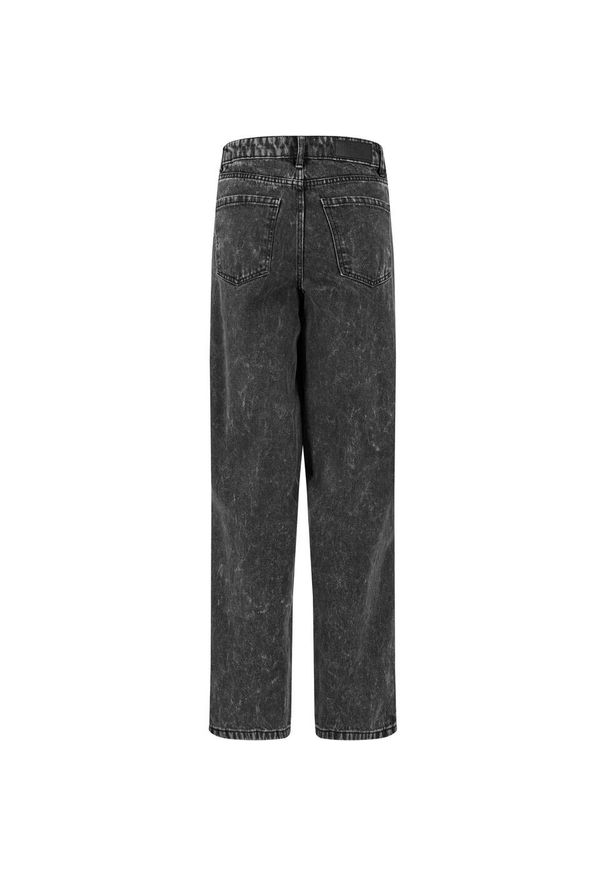 Urban Classics - Damskie Spodnie Z Szerokimi Nogawkami Z Denimu Z Lat 90.. Kolor: wielokolorowy, szary, brązowy. Materiał: denim. Sezon: lato