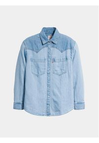 Levi's® Koszula jeansowa Teodora A7244-0003 Niebieski Relaxed Fit. Kolor: niebieski. Materiał: bawełna #6