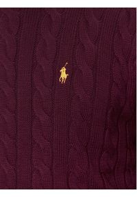 Polo Ralph Lauren Sweter 710775885507 Czerwony Regular Fit. Typ kołnierza: polo. Kolor: czerwony. Materiał: bawełna