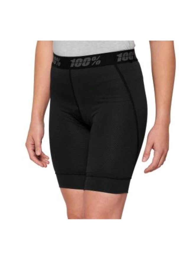 Szorty damskie 100% ridecamp Liner. Kolor: czarny