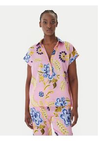 LOLA CASADEMUNT Bluza LS2615063 Różowy Regular Fit. Kolor: różowy. Materiał: syntetyk #1