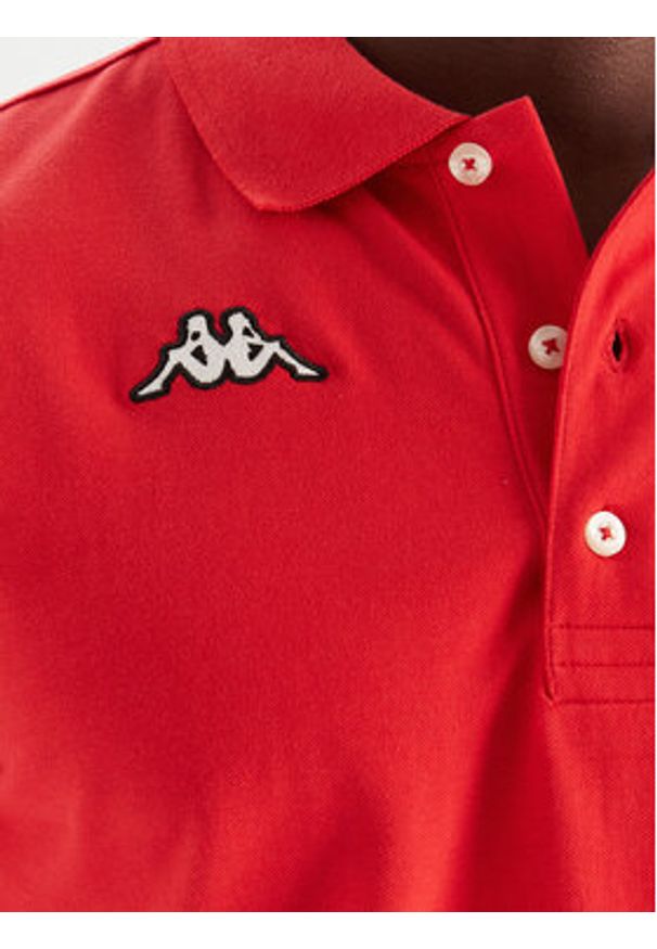 Kappa Polo Logo Sharas Mss 302B3D0 Czerwony Regular Fit. Typ kołnierza: polo. Kolor: czerwony. Materiał: bawełna