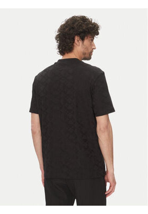 BOSS T-Shirt 50538184 Czarny Relaxed Fit. Kolor: czarny. Materiał: bawełna