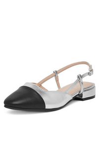 Clara Barson Baleriny WS24040-04 Srebrny. Kolor: srebrny. Materiał: skóra #4