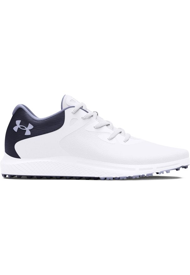 Damskie buty golfowe bez kolców Under Armour Charged Breathe 2. Kolor: niebieski, wielokolorowy, biały. Sport: golf