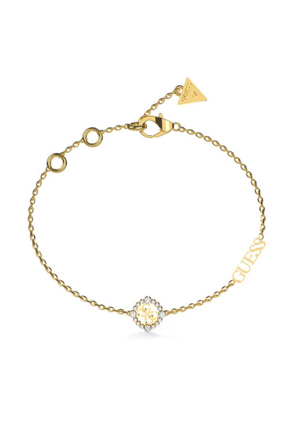 Guess Bransoletka JUBB04 644JW Złoty. Materiał: metalowe. Kolor: złoty