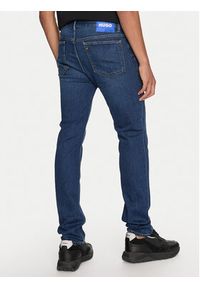 Hugo Jeansy Ash 50516505 Granatowy Slim Fit. Kolor: niebieski