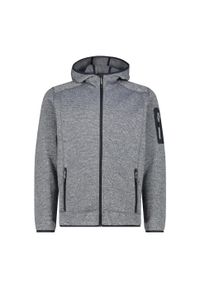 Bluza turystyczna męska CMP. Typ kołnierza: kaptur. Kolor: szary, fioletowy, wielokolorowy, niebieski. Materiał: polar