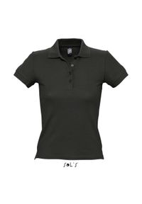 SOL'S - Polo Sol's People. Typ kołnierza: polo. Kolor: czarny #1