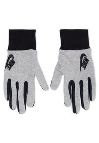 Nike Rękawiczki Damskie N1004361 Szary. Kolor: szary. Materiał: bawełna, materiał