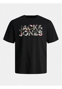 Jack & Jones - Jack&Jones T-Shirt Jeff 12250683 Czarny Standard Fit. Kolor: czarny. Materiał: bawełna #3