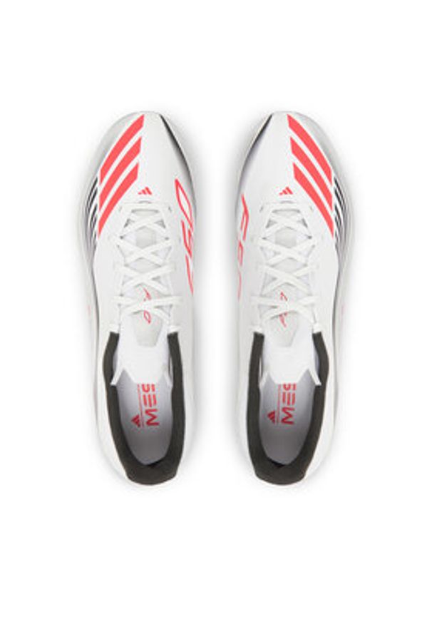 Adidas - adidas Buty do piłki nożnej F50 Messi League JP7446 Biały. Kolor: biały. Materiał: skóra