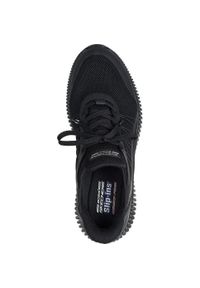 skechers - Adidasy Skechers Bobs Geo Lite-fixed Edge, Mężczyźni. Kolor: czarny. Materiał: materiał. Sport: fitness