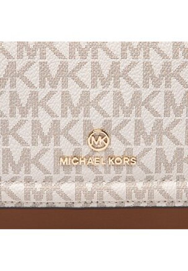 MICHAEL Michael Kors Torebka Jest Set Charm 32S1GT9C2B Beżowy. Kolor: beżowy. Materiał: skórzane