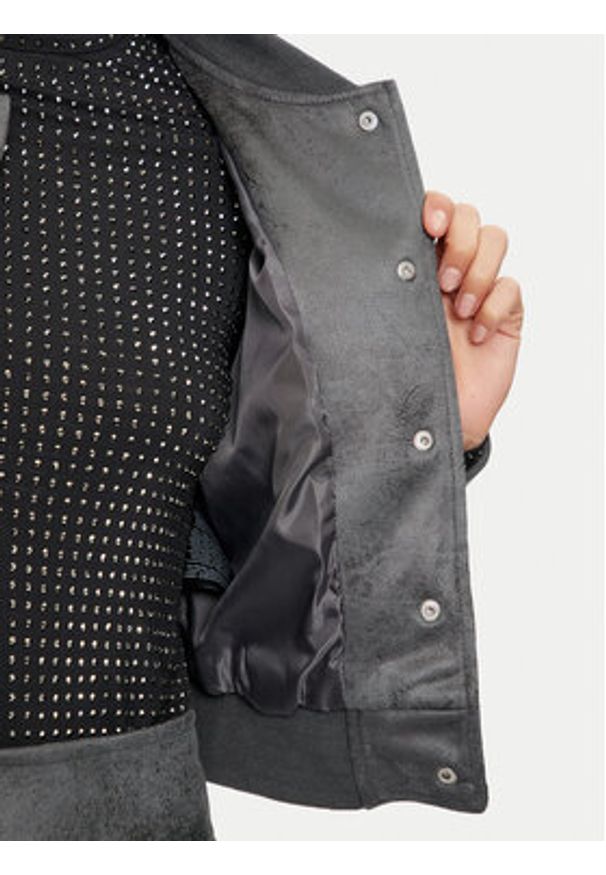 only - ONLY Kurtka z imitacji skóry Paris 15330040 Szary Regular Fit. Kolor: szary. Materiał: skóra