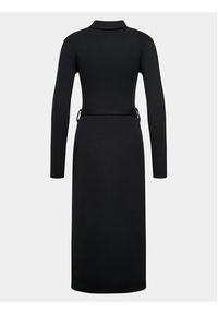 Brave Soul Sukienka codzienna LDRJ-149GURIBLK Czarny Regular Fit. Okazja: na co dzień. Kolor: czarny. Materiał: bawełna. Typ sukienki: proste. Styl: casual #2