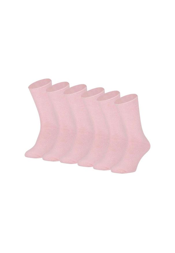 HEAT KEEPER - Damskie Skarpety Termiczne - 4 Pary - Różowy Melanż. Kolor: różowy. Materiał: akryl, elastan, nylon. Wzór: melanż. Sport: narciarstwo