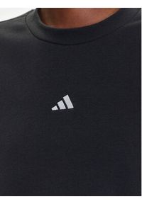 Adidas - adidas Bluza Essentials Small Logo Feelcozy JC5932 Czarny Loose Fit. Kolor: czarny. Materiał: syntetyk #3