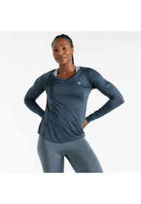 DARE 2B - Damska bluzka sportowa z długim rękawem Discern. Kolor: niebieski, szary, wielokolorowy. Długość rękawa: długi rękaw. Długość: długie. Styl: sportowy #1