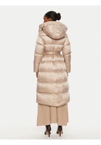 Hetrego - Hetregó Kurtka puchowa Karen 8N605 Beżowy Regular Fit. Kolor: beżowy. Materiał: syntetyk #4